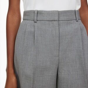 Zara gray wide leg slacks